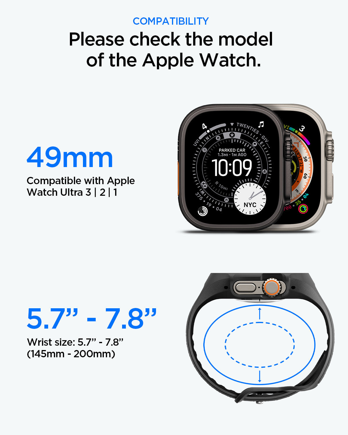 Liquid Air Pro + Screen Protector Apple Watch Ultra 3/2/1 (49mm) product and feature view 10