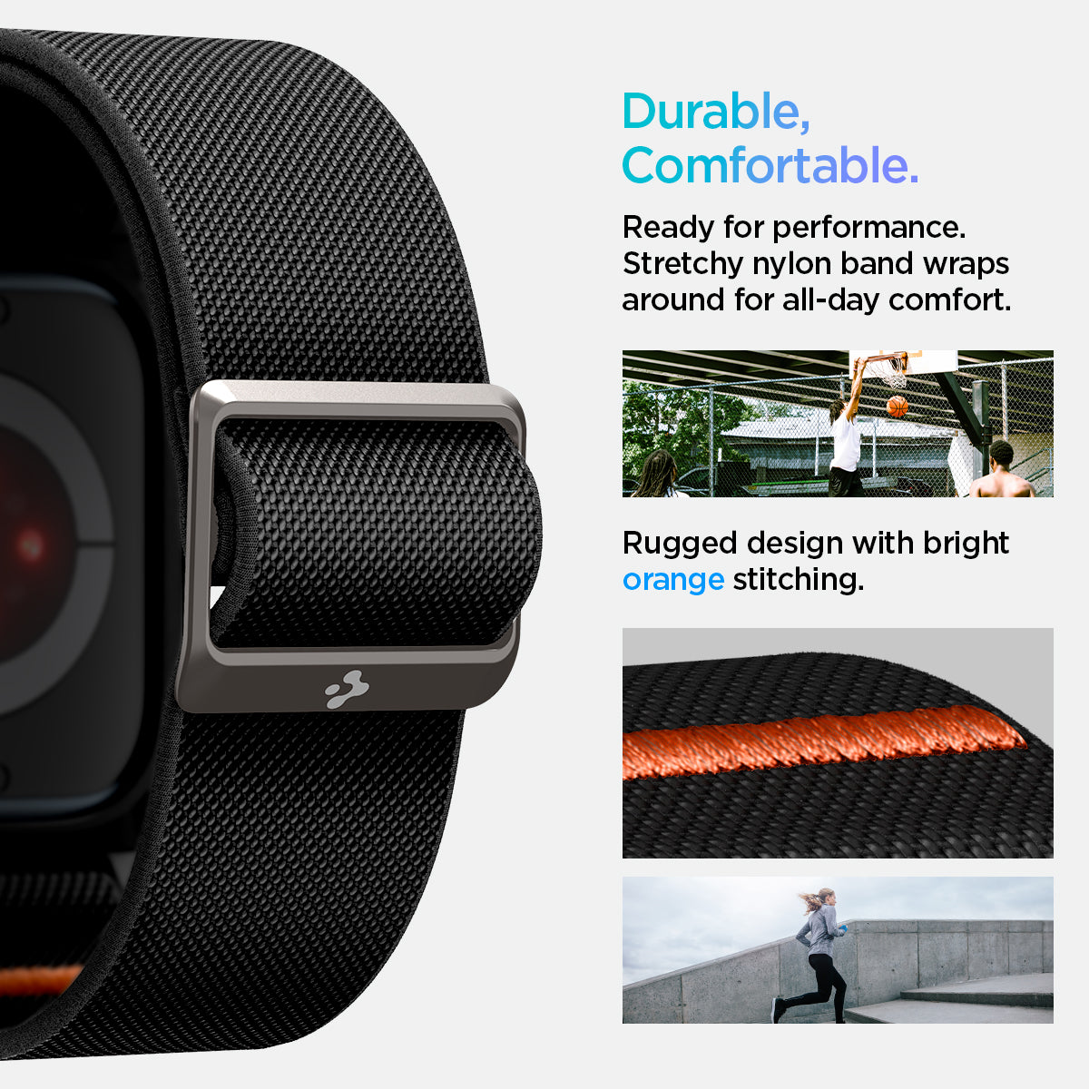 Spigen Apple Watch 11/10 (46mm) Case + Watch Band Lite Fit Pro view 12