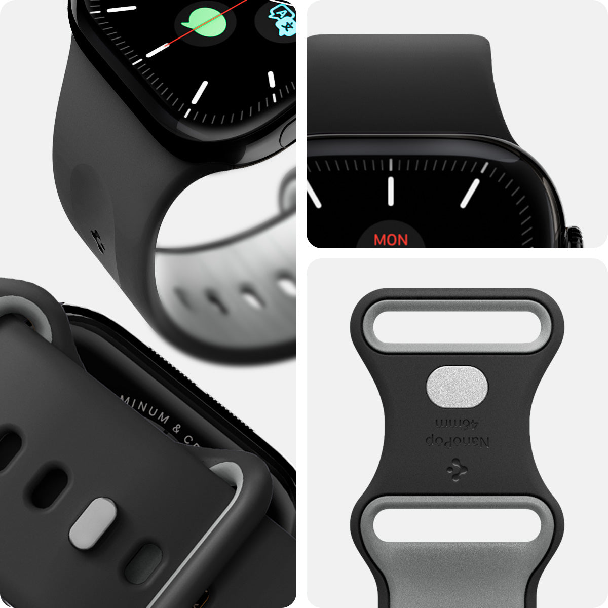 Spigen Apple Watch 9/8/7/SE 3 (45mm) Watch Band Nano Pop view 10
