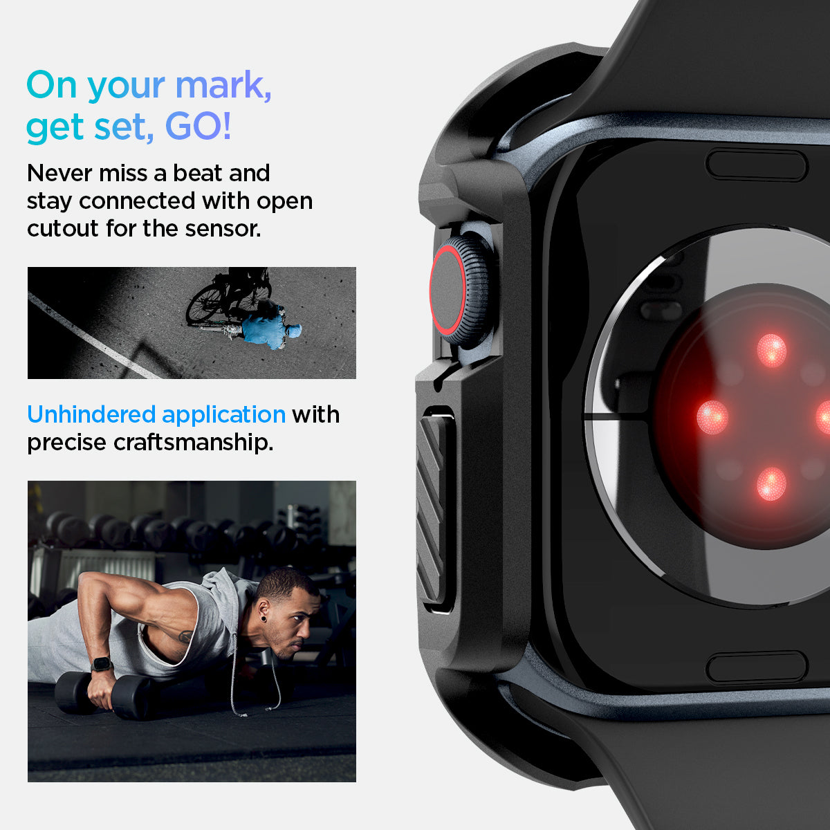Spigen Apple Watch 11/10 (46mm) Case Tough Armor view 13