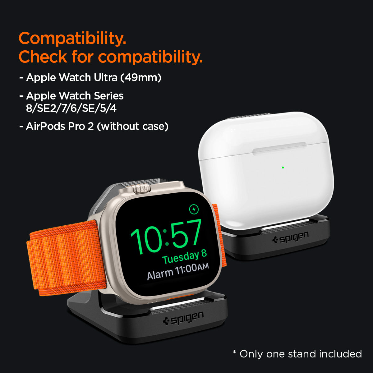 Apple Watch model compatibility guide for the Rugged Armor stand