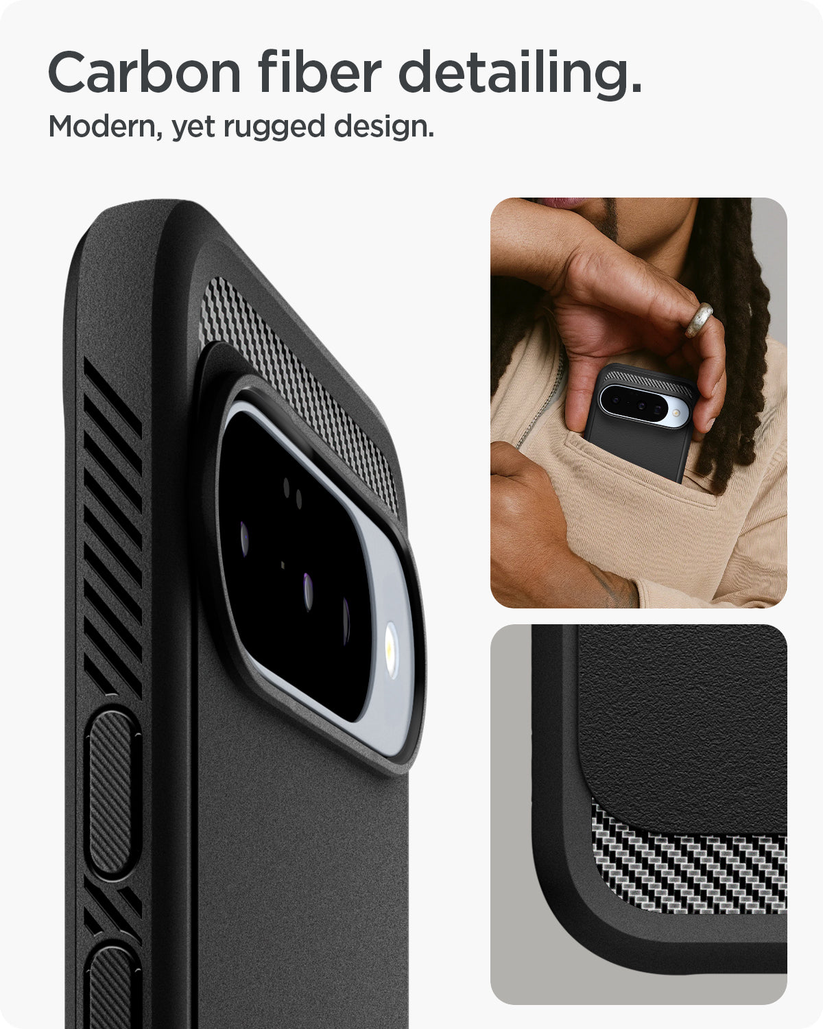 Spigen Pixel 10 Pro / Pixel 10 Case Rugged Armor (MagFit) view 13