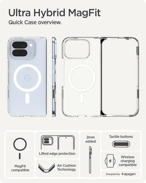 Spigen Pixel 10 Pro Fold Case Ultra Hybrid Metal Ring (MagFit) view 3