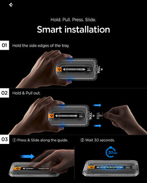Spigen Galaxy A57 5G Screen Protector GLAS.tR EZ Fit Pro (2 Pack) view 10