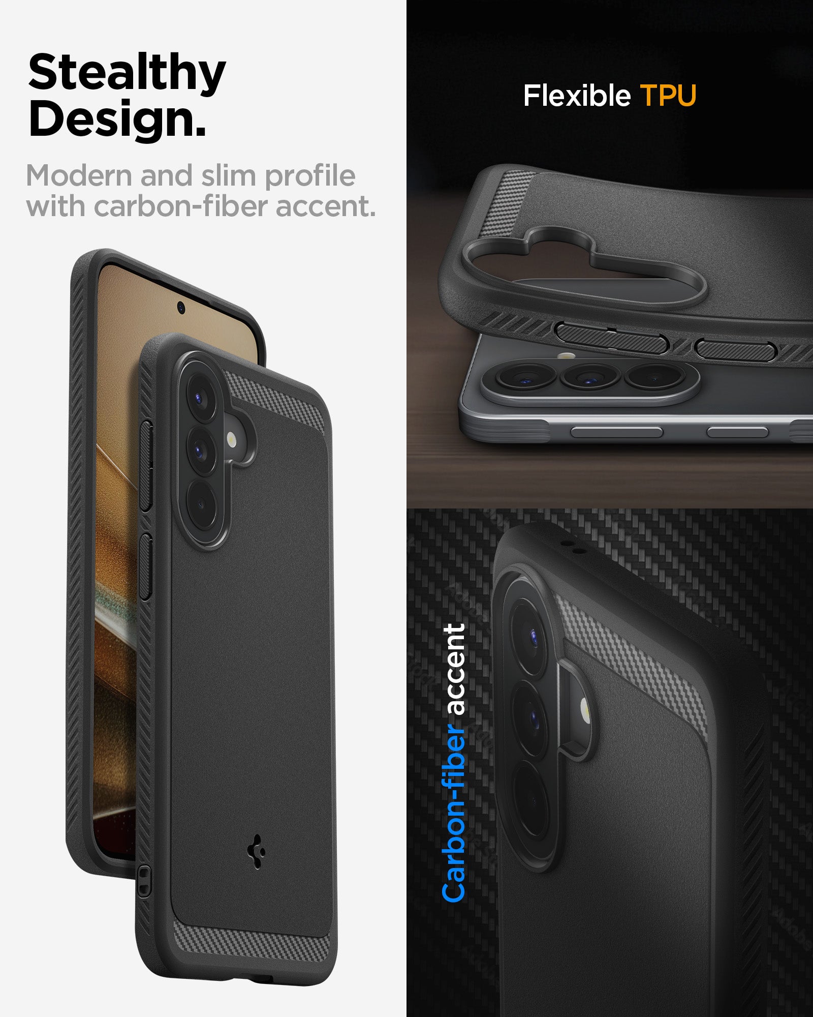 Spigen Galaxy A57 5G Case Rugged Armor view 16