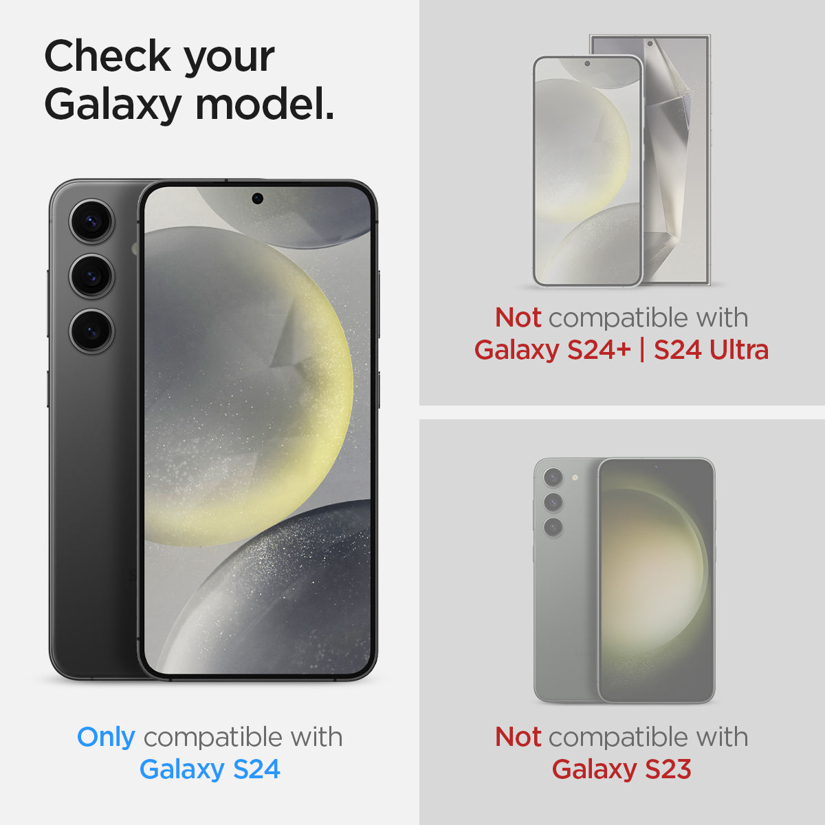 Spigen Galaxy S24 / S23 Plus / S23 Lens Protector Optik Pro EZ Fit (2 Pack) view 12