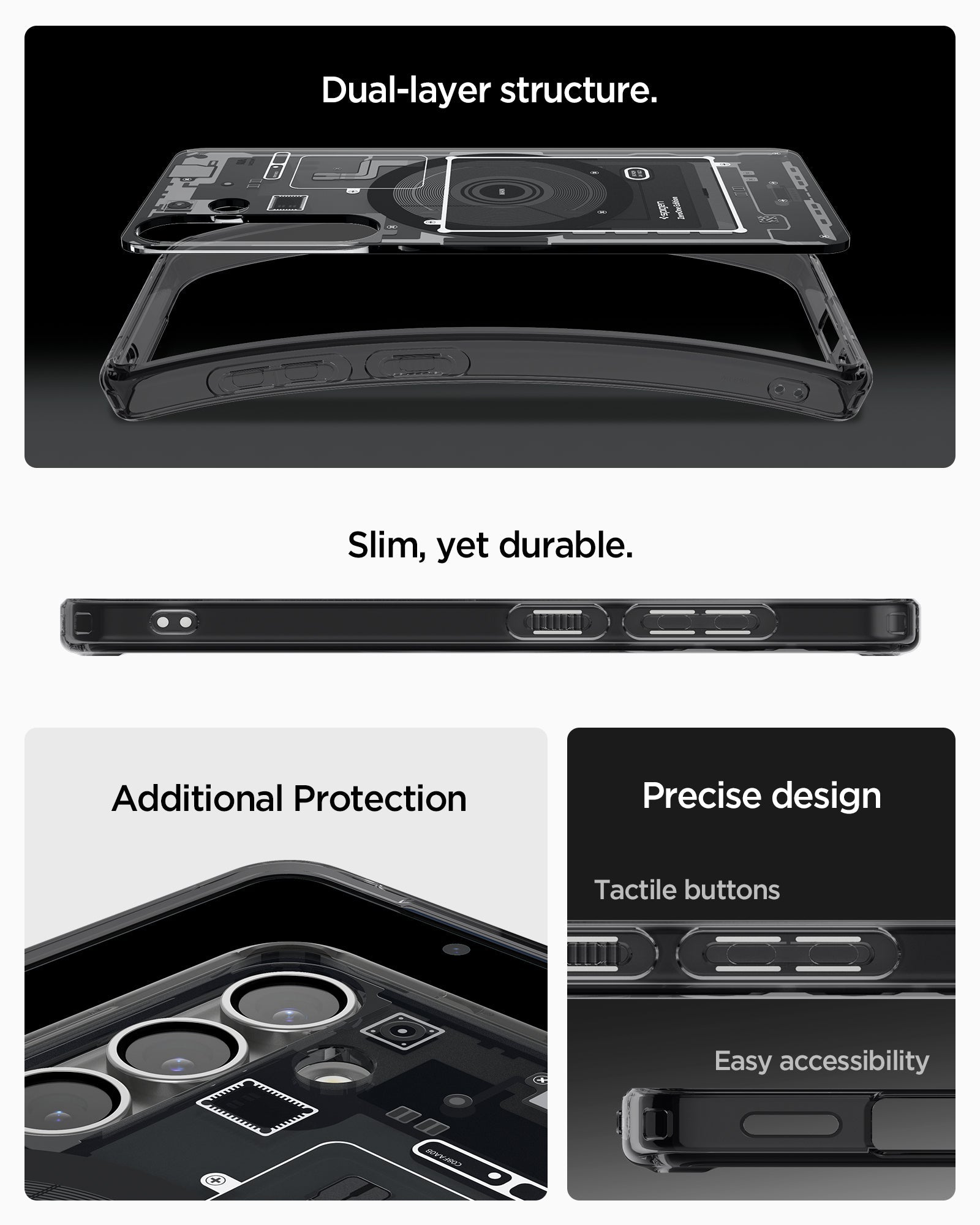 Spigen Galaxy S25 Plus Case Ultra Hybrid MagFit Zero One view 16