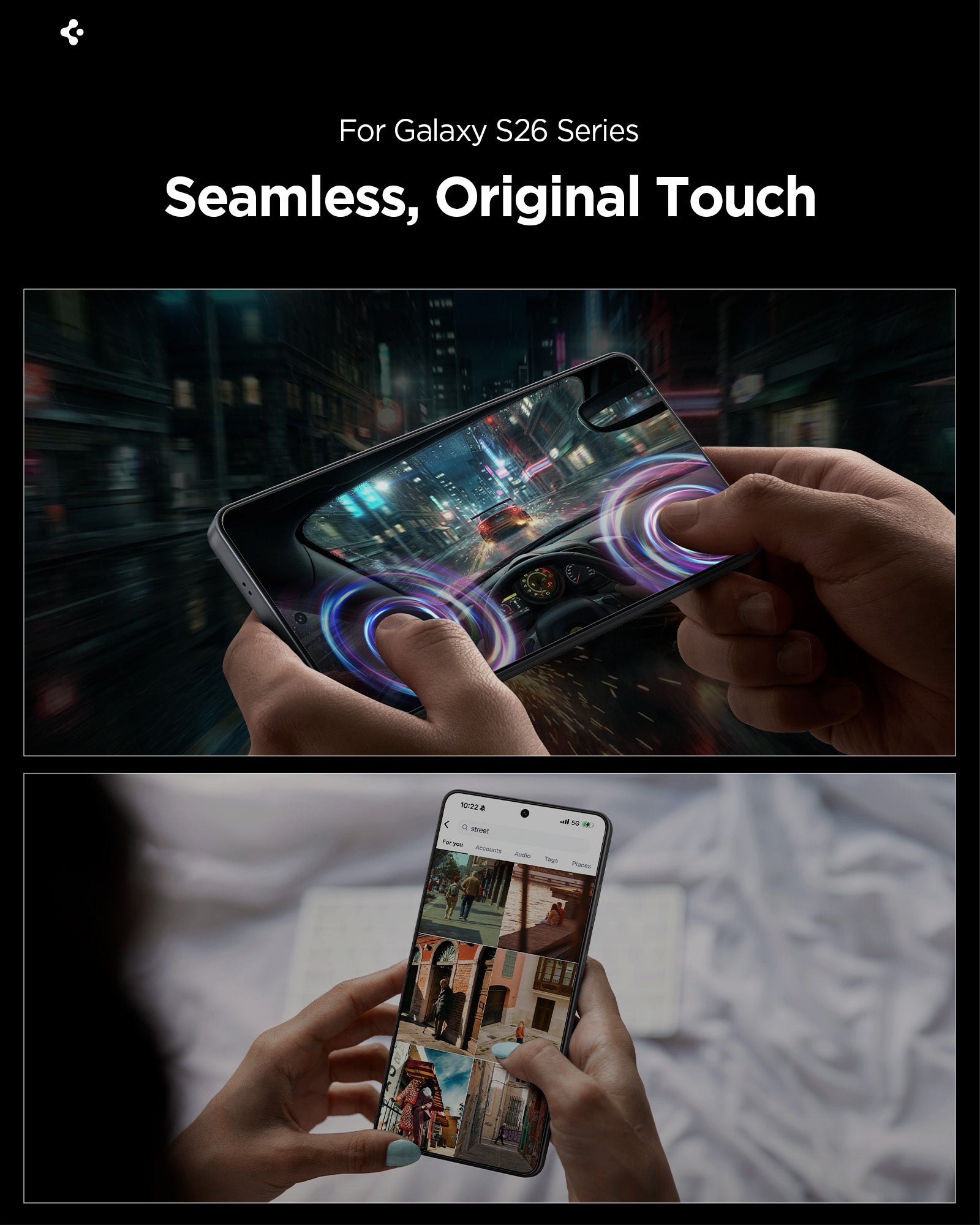 Spigen Galaxy S26 Plus Screen Protector GLAS.tR EZ Fit Pro HD (2 Pack) view 8