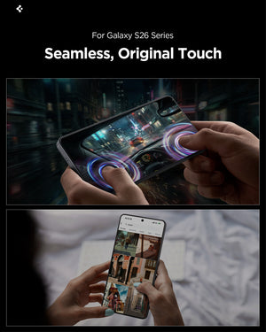 Spigen Galaxy S26 Plus Screen Protector GLAS.tR EZ Fit Pro HD (2 Pack) view 8