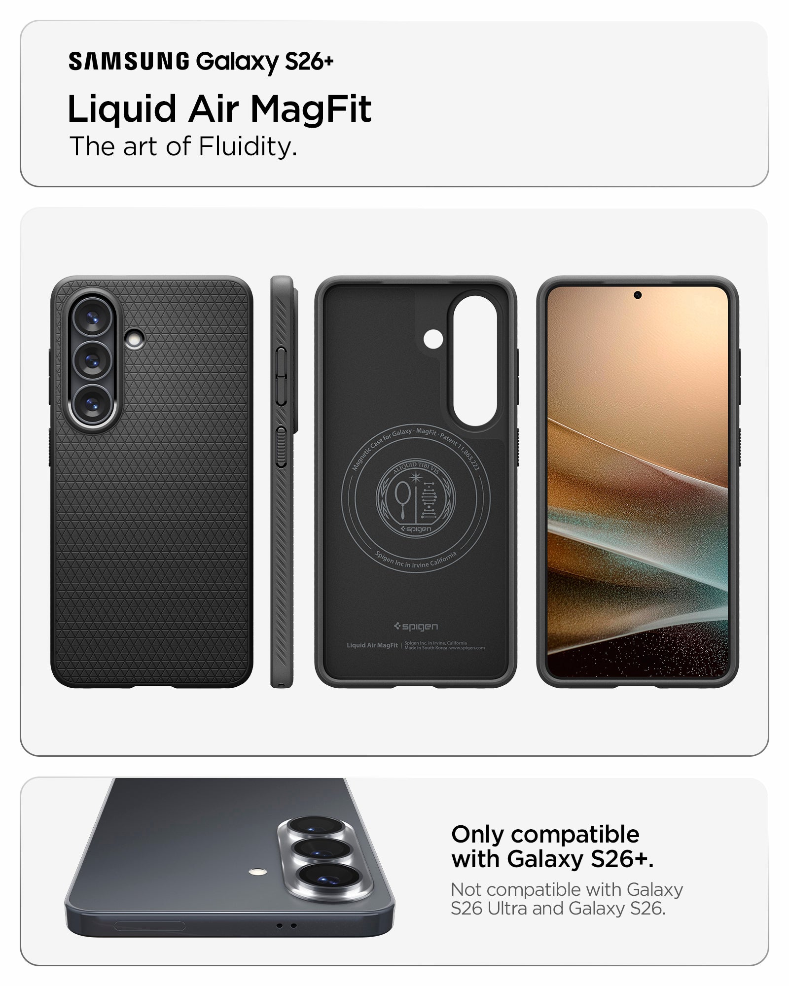 Spigen Galaxy S26 Plus Case Liquid Air (MagFit) view 18