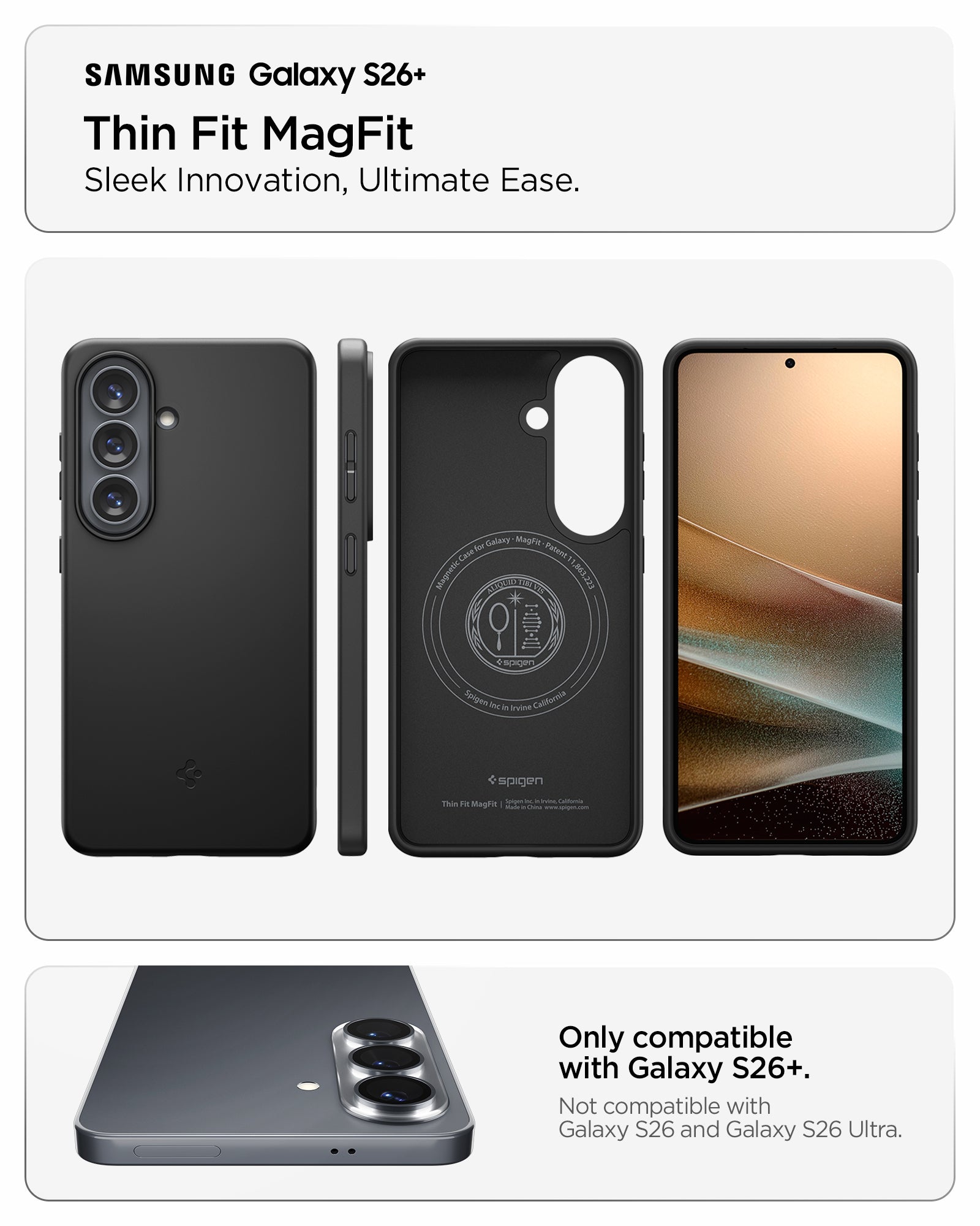 Spigen Galaxy S26 Plus Case Thin Fit (MagFit) view 10