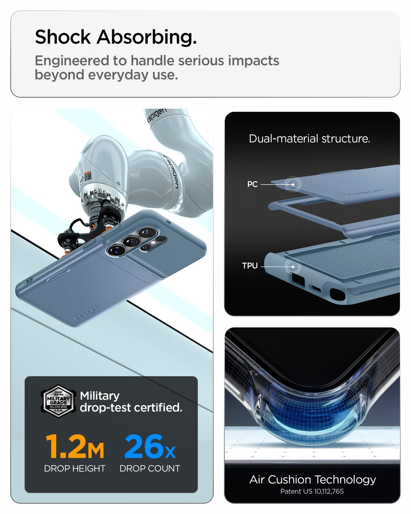 Spigen Slim Armor CS Galaxy S26 Ultra Air Cushion protection