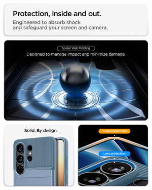 Spigen Slim Armor CS Light Blue raised edge protection