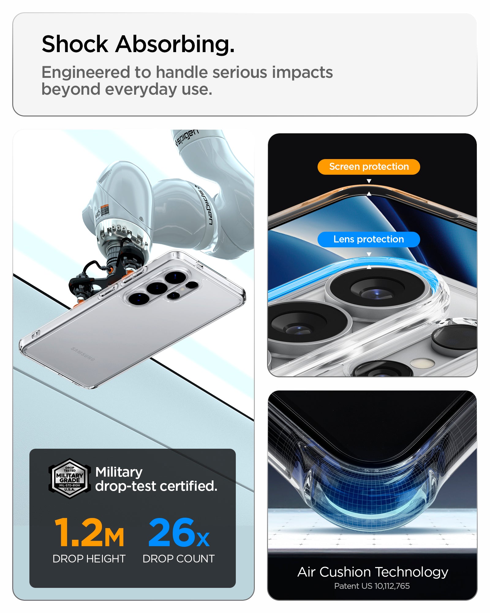 Spigen Galaxy S26 Ultra Case Ultra Hybrid view 18
