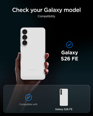 Galaxy S26 FE model compatibility check for Spigen EZ Fit Pro