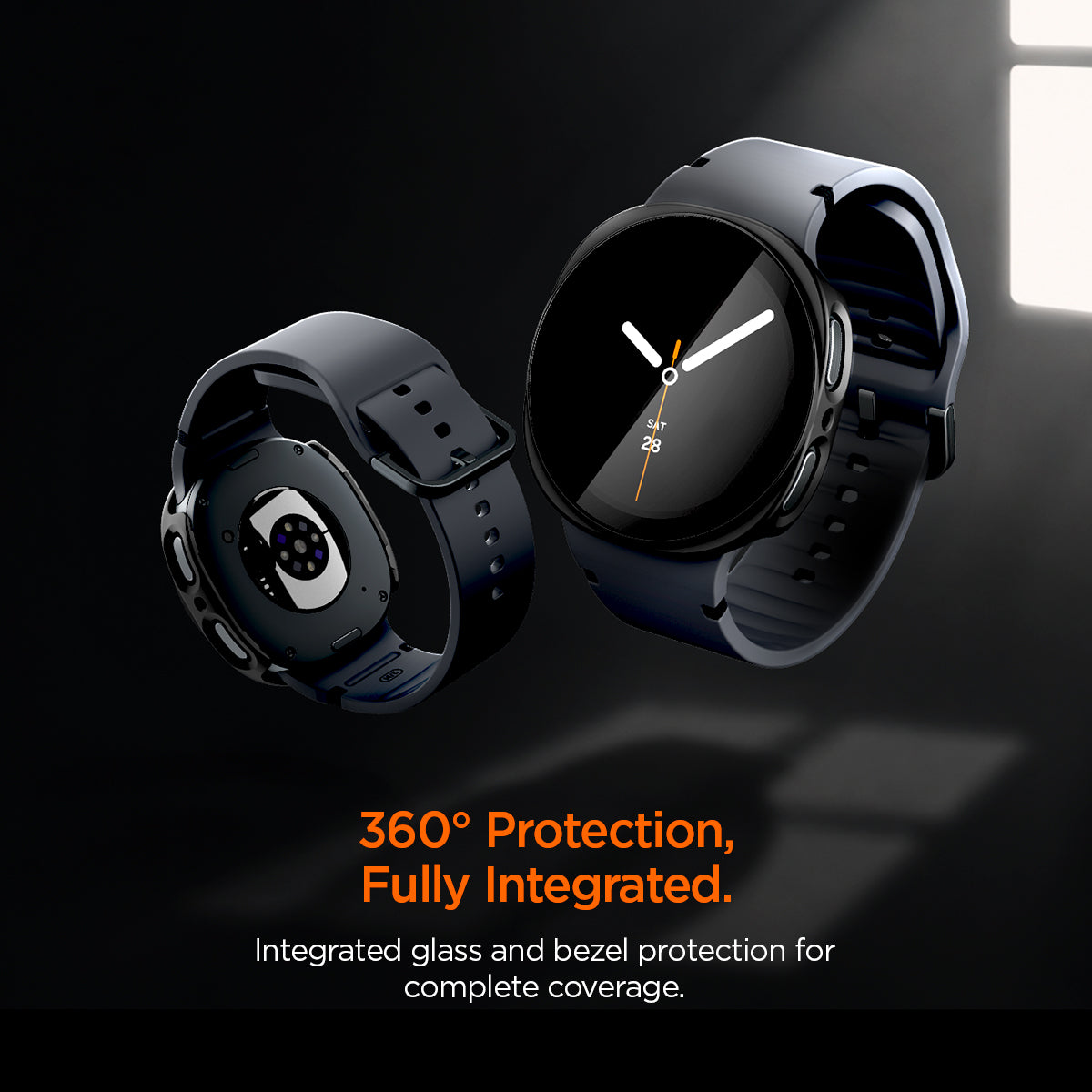 Thin Fit 360 integrated glass and bezel protection for Galaxy Watch 9 40mm