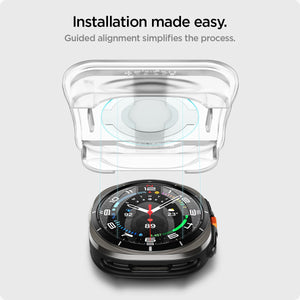 Spigen Galaxy Watch Ultra 47mm (2025/2024) Screen Protector GLAS.tR EZ Fit (2 Pack) view 10
