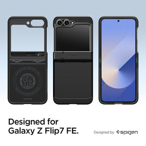 Spigen Galaxy Z Flip 7 FE / Z Flip 6 Case – Tough Armor Pro (MagFit) — Black, fit, construction or use view 22