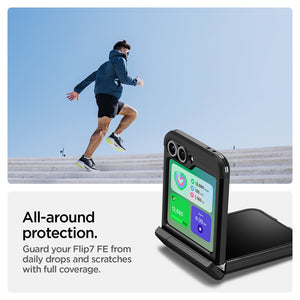Spigen Galaxy Z Flip 7 FE / Z Flip 6 Case – Tough Armor Pro (MagFit) — Black, fit, construction or use view 23