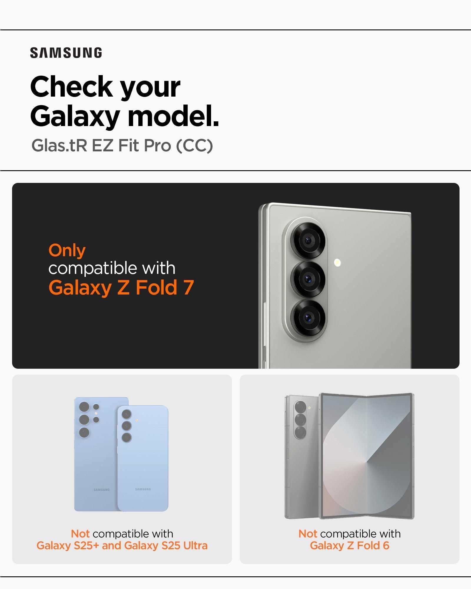 Spigen Galaxy Z Fold 8 Ultra Screen Protector - Glas.tR EZ Fit Pro HD (2 Pack) - Crystal Clear - image 6