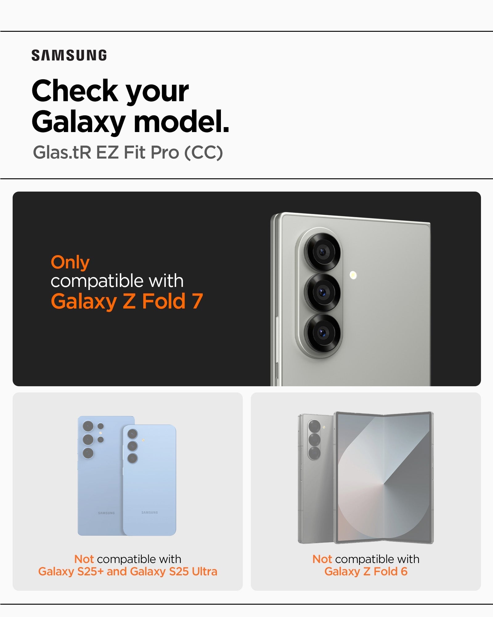 Spigen Galaxy Z Fold 7 Screen Protector GLAS.tR EZ Fit Pro HD (2 Pack) view 6