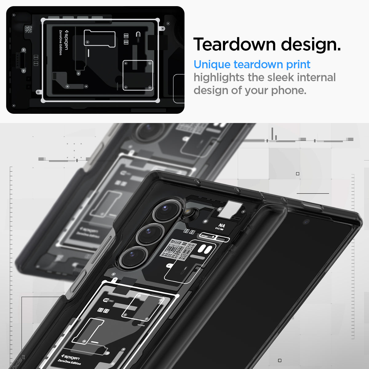 Spigen Galaxy Z Fold 6 Case Ultra Hybrid Pro Zero One view 8