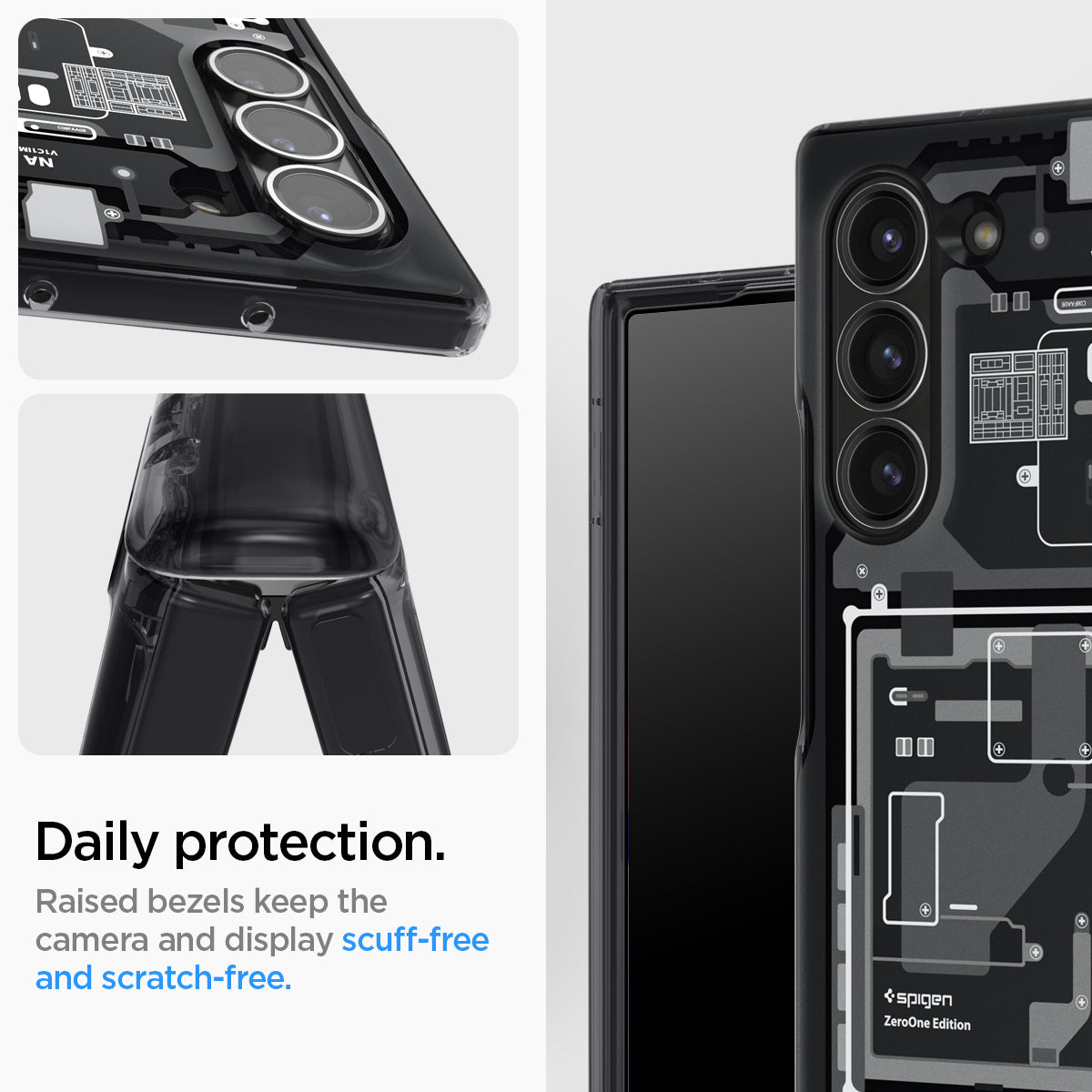 Spigen Galaxy Z Fold 6 Case Ultra Hybrid Pro Zero One view 11