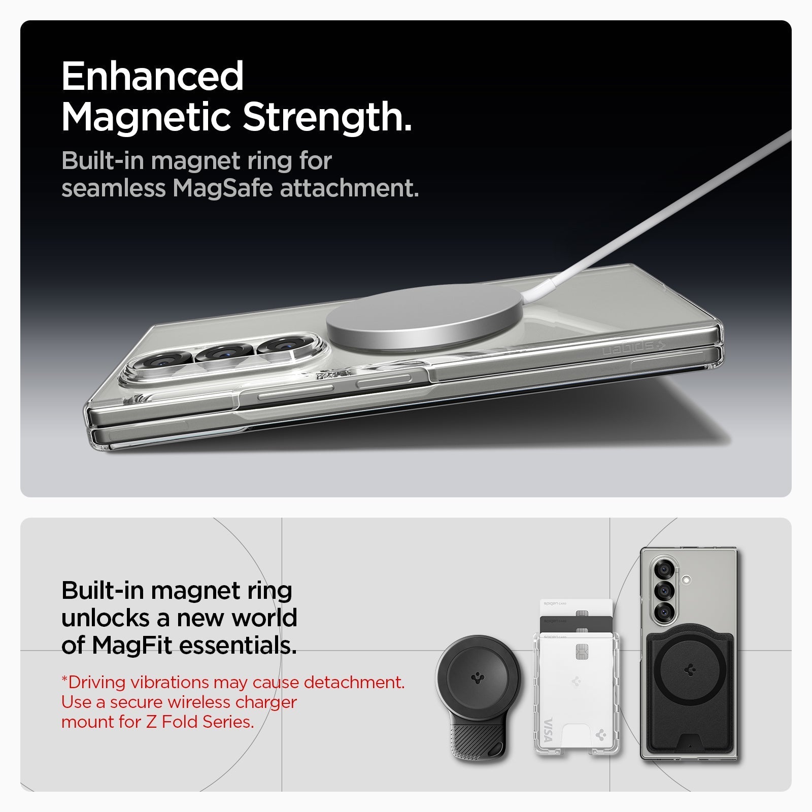 Spigen Galaxy Z Fold 7 Case Air Skin (MagFit) view 6