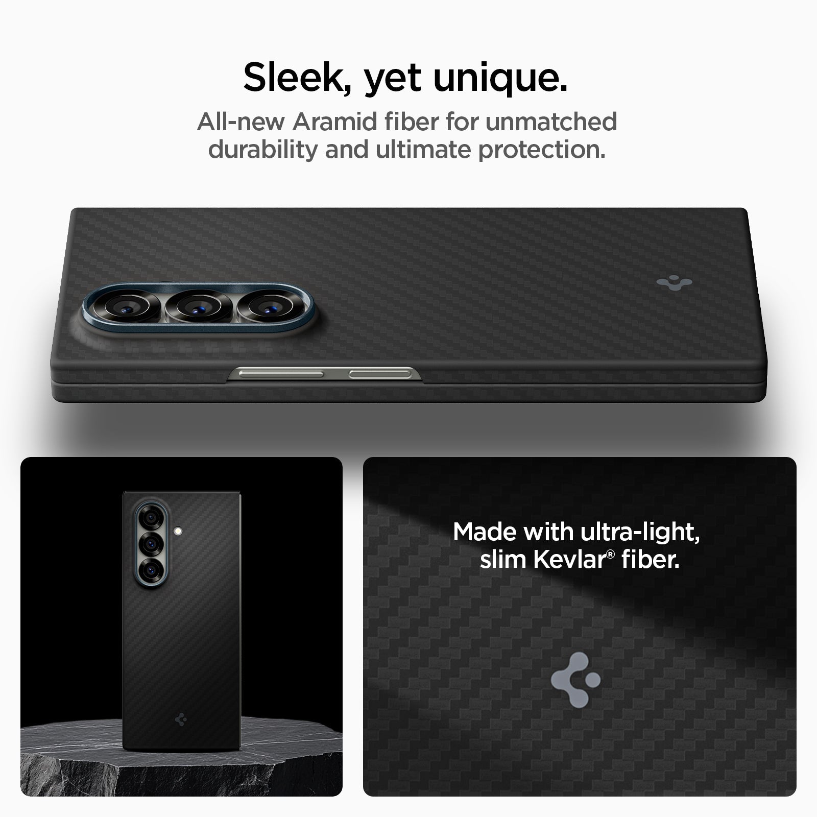 Spigen Galaxy Z Fold 7 Case Air Skin Aramid view 9