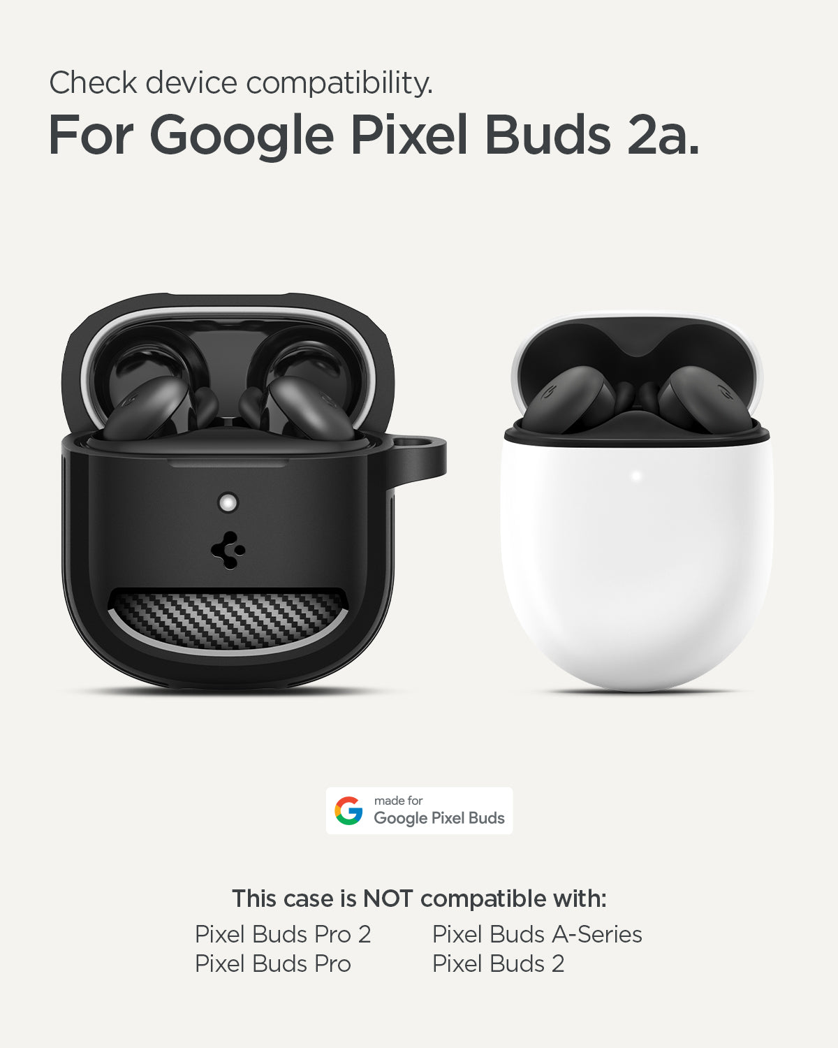 Spigen Pixel Buds 2a Case Rugged Armor view 11