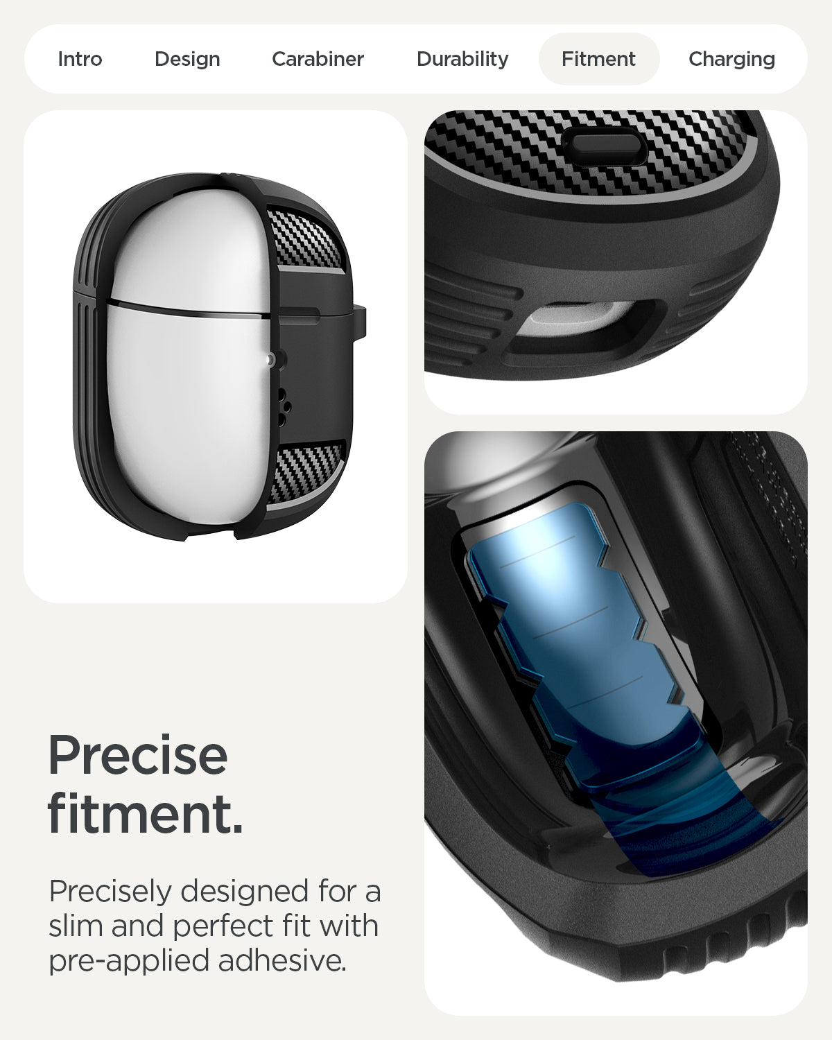 Spigen Pixel Buds 2a Case Rugged Armor view 16