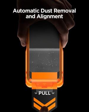Spigen iPhone 18 Pro / 17 Pro Screen Protector – GLAS.tR AlignMaster S (2 Pack) — Clear dust removal and alignment