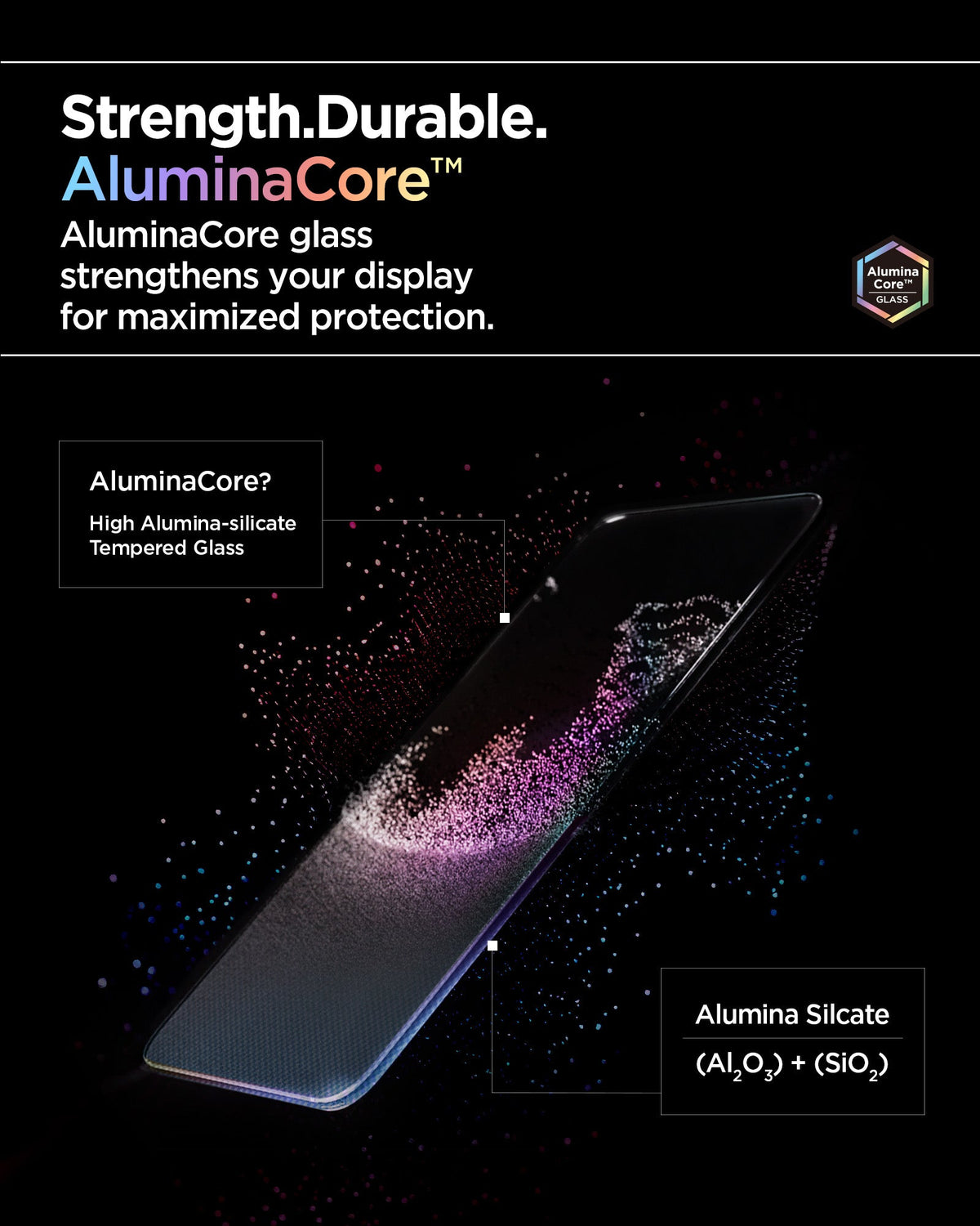 Spigen iPhone 18 Pro / 17 Pro Screen Protector – GLAS.tR AlignMaster S (2 Pack) — Clear AluminaCore glass
