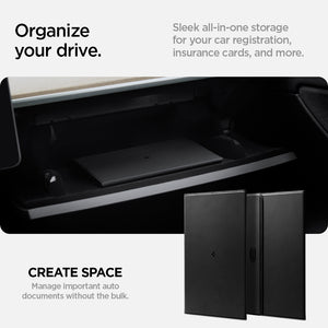 Spigen Car Registration & Insurance Holder Accessory Slim Document Wallet for Tesla Model 3/Y/S/X & Cybertruck view 7