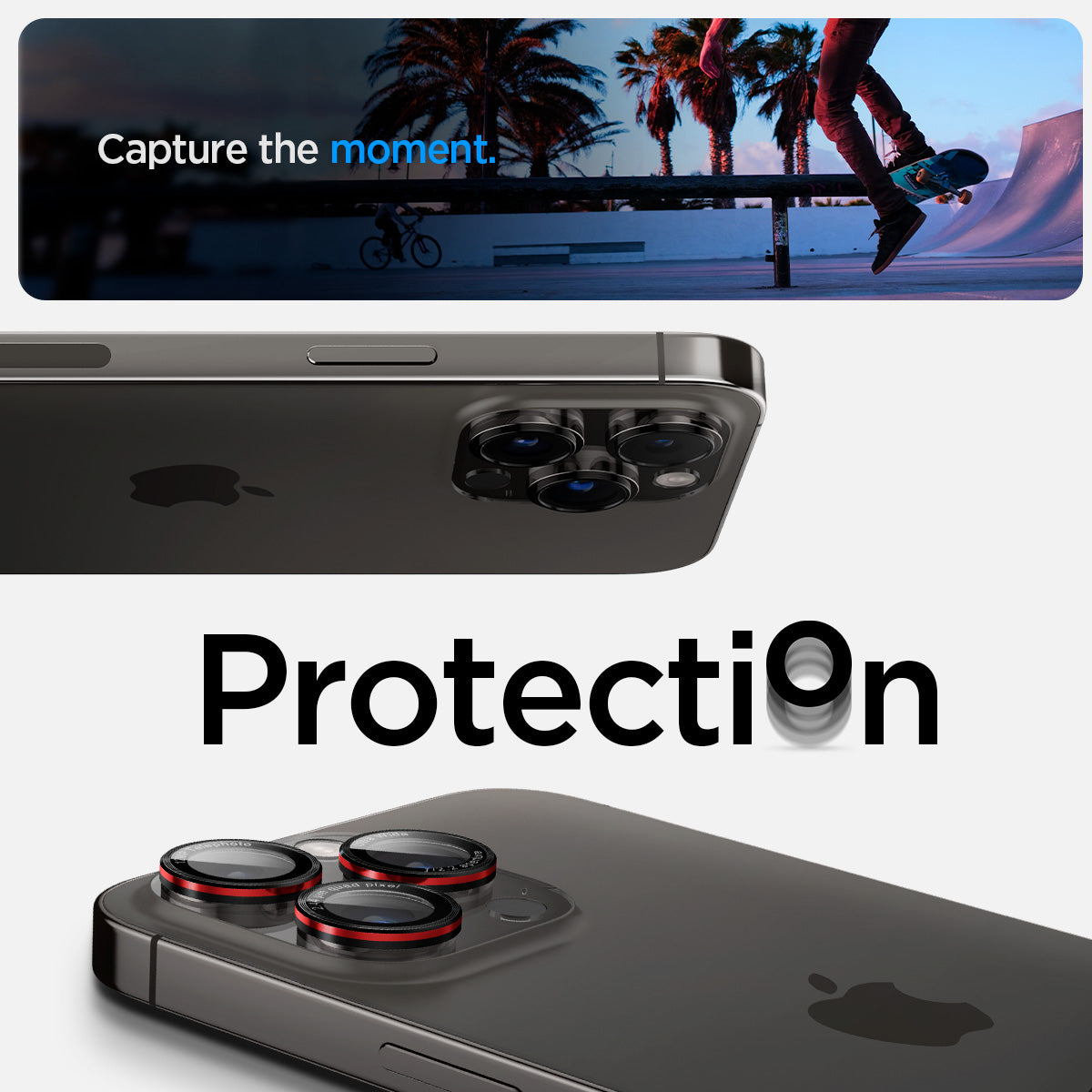 Spigen iPhone 14 Pro Max / 14 Pro Lens Protector – Optik Pro EZ Fit – L-Series product image 11
