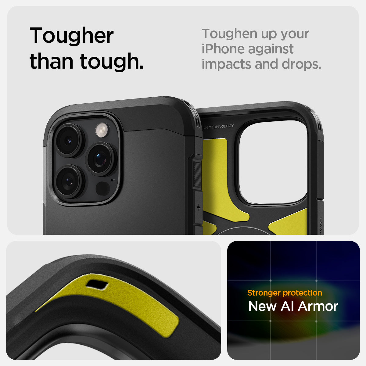 Spigen iPhone 16 Pro Max / 16 Pro Case Tough Armor T (MagFit + Camera Button Control) view 13