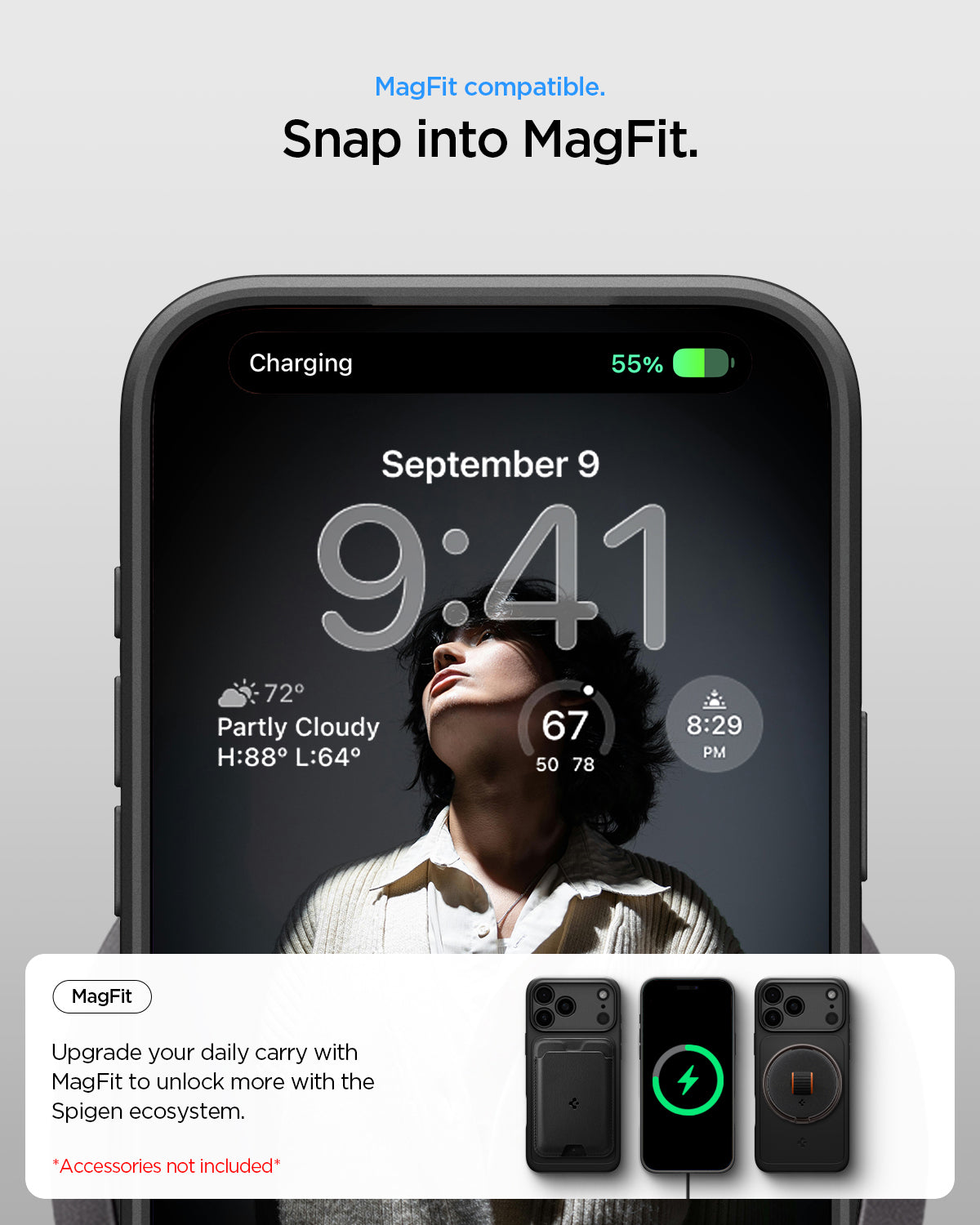 Spigen iPhone 17 Pro Case Thin Fit (MagFit) view 17