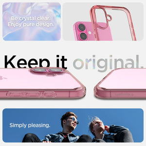 Spigen iPhone 16 Case – Ultra Hybrid – Rose Crystal – detail image 4