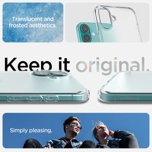 Spigen iPhone 16 Case – Ultra Hybrid – Frost Clear – detail image 4