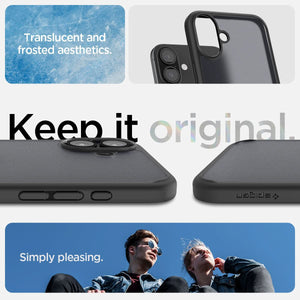 Spigen iPhone 16 Plus Case – Ultra Hybrid – Frost Black – detail image 4