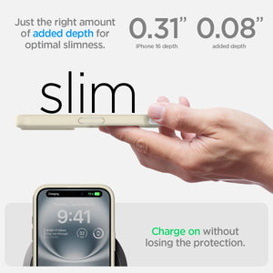 Spigen iPhone 16 Plus Case – Ultra Hybrid – Mute Beige – detail image 6