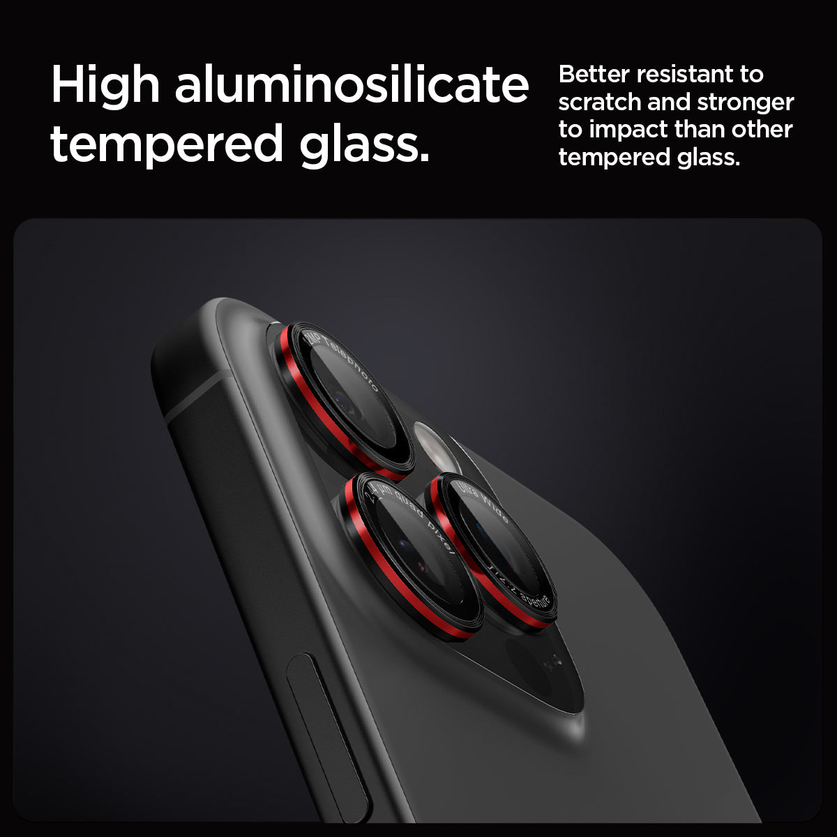 Spigen iPhone 16 Pro Max / 16 Pro Lens Protector – Optik Pro EZ Fit – L-Series product image 9