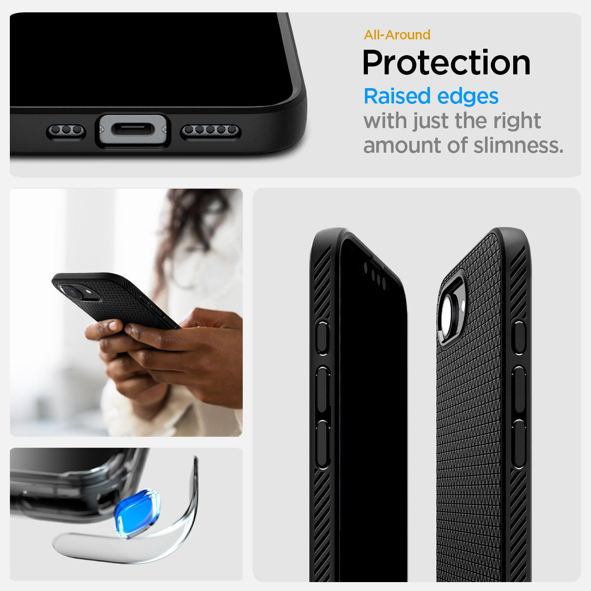 Spigen iPhone 17e / 16e Case Liquid Air (MagFit) view 17