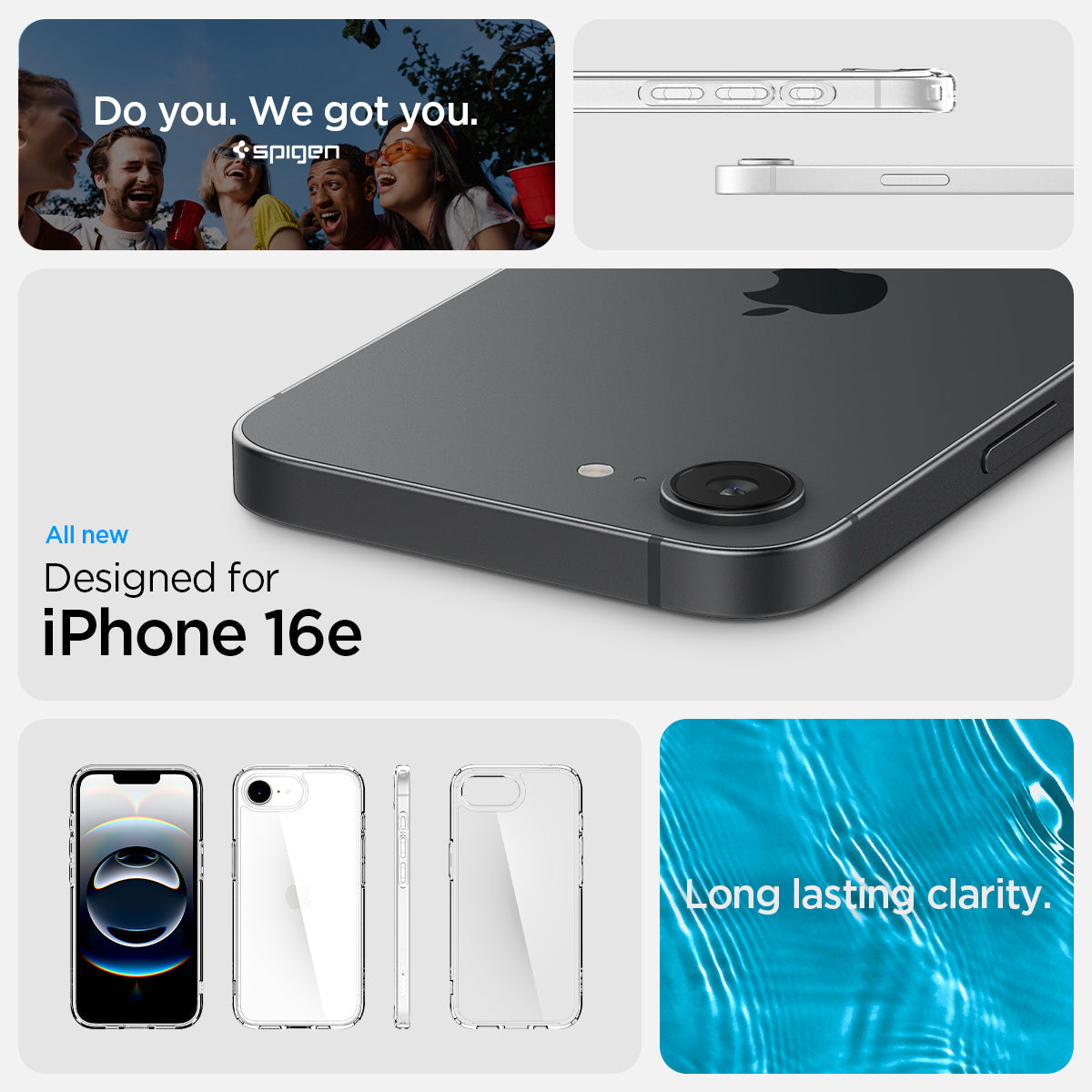 Spigen iPhone 17e/ 16e Case Ultra Hybrid view 10