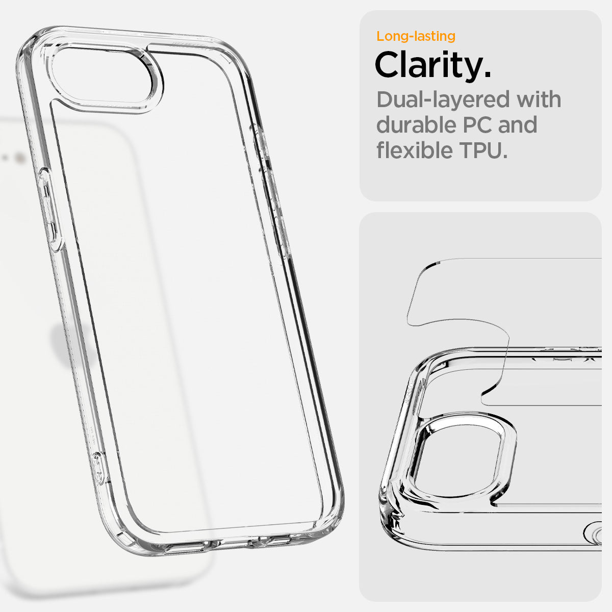 Spigen iPhone 17e/ 16e Case Ultra Hybrid view 13