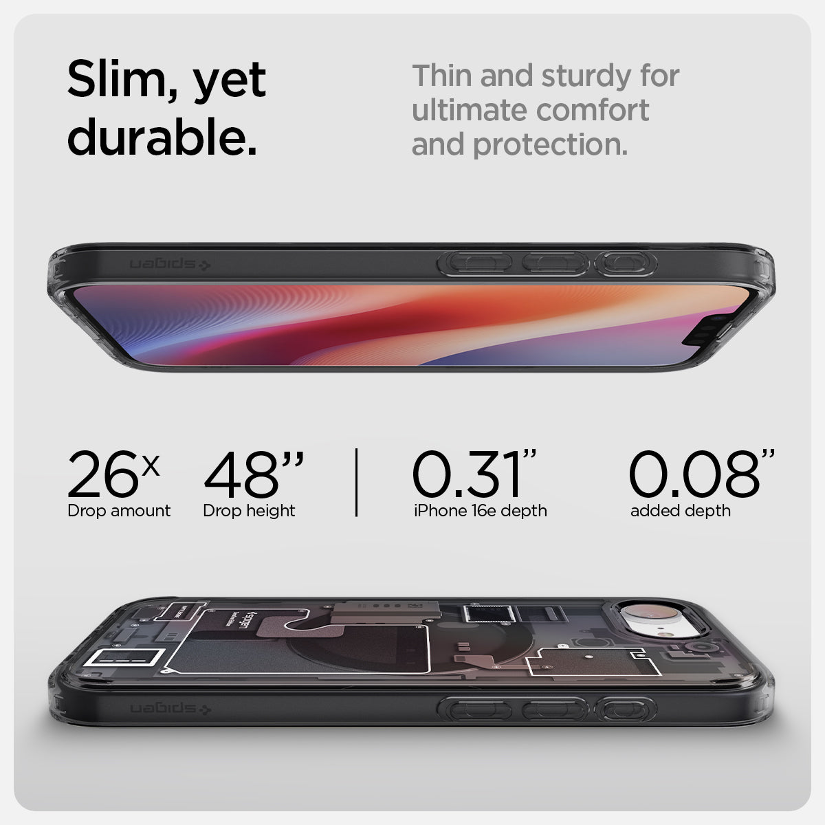 Spigen iPhone 17e / 16e Case Ultra Hybrid Zero One (MagFit) view 14