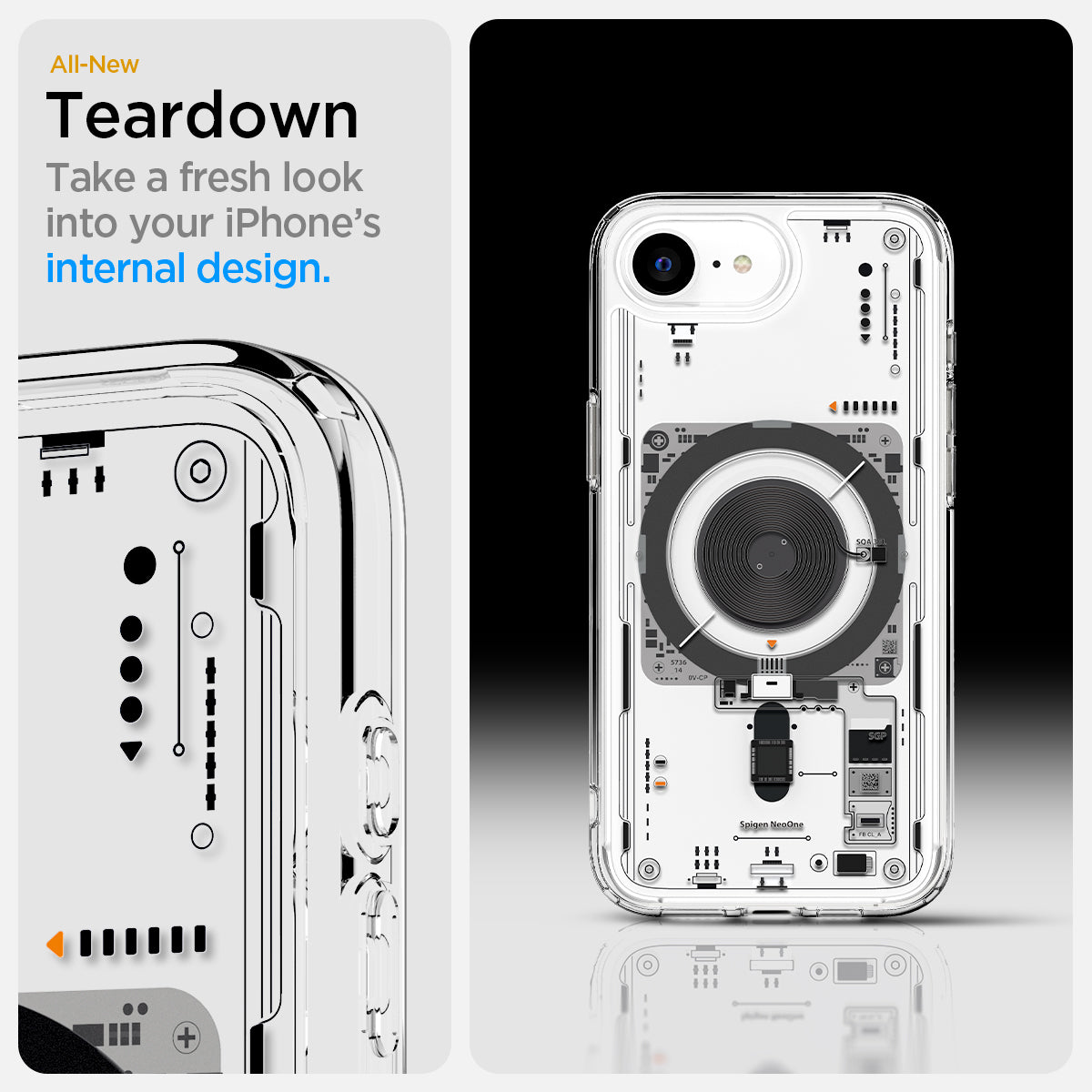 Spigen iPhone 17e / 16e Case Ultra Hybrid Neo One (MagFit) view 12