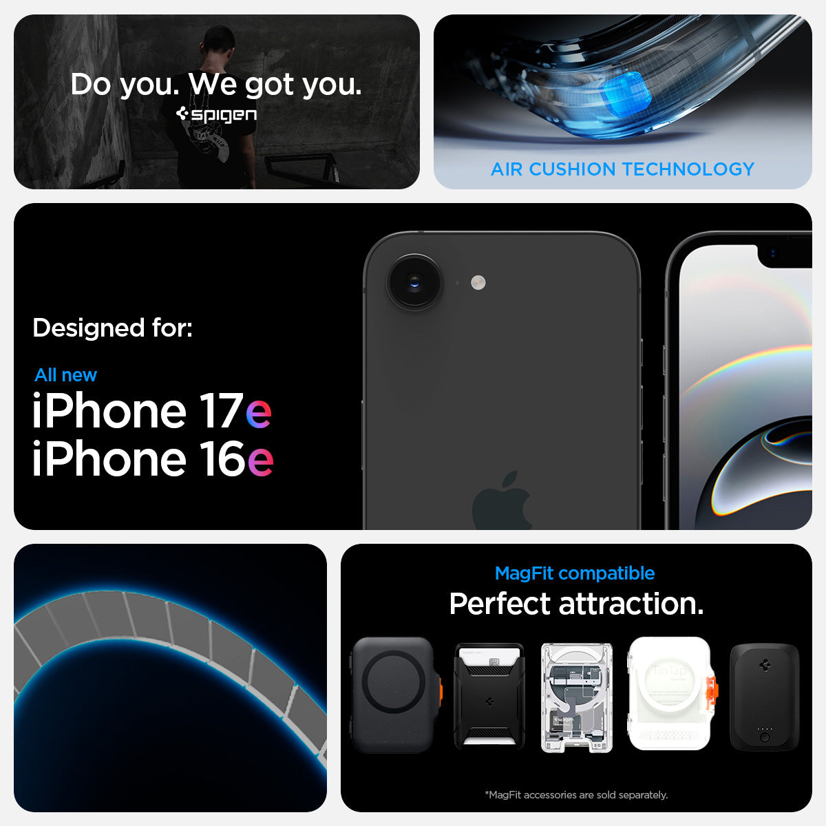 Spigen iPhone 17e / 16e Case Ultra Hybrid MagFit view 15