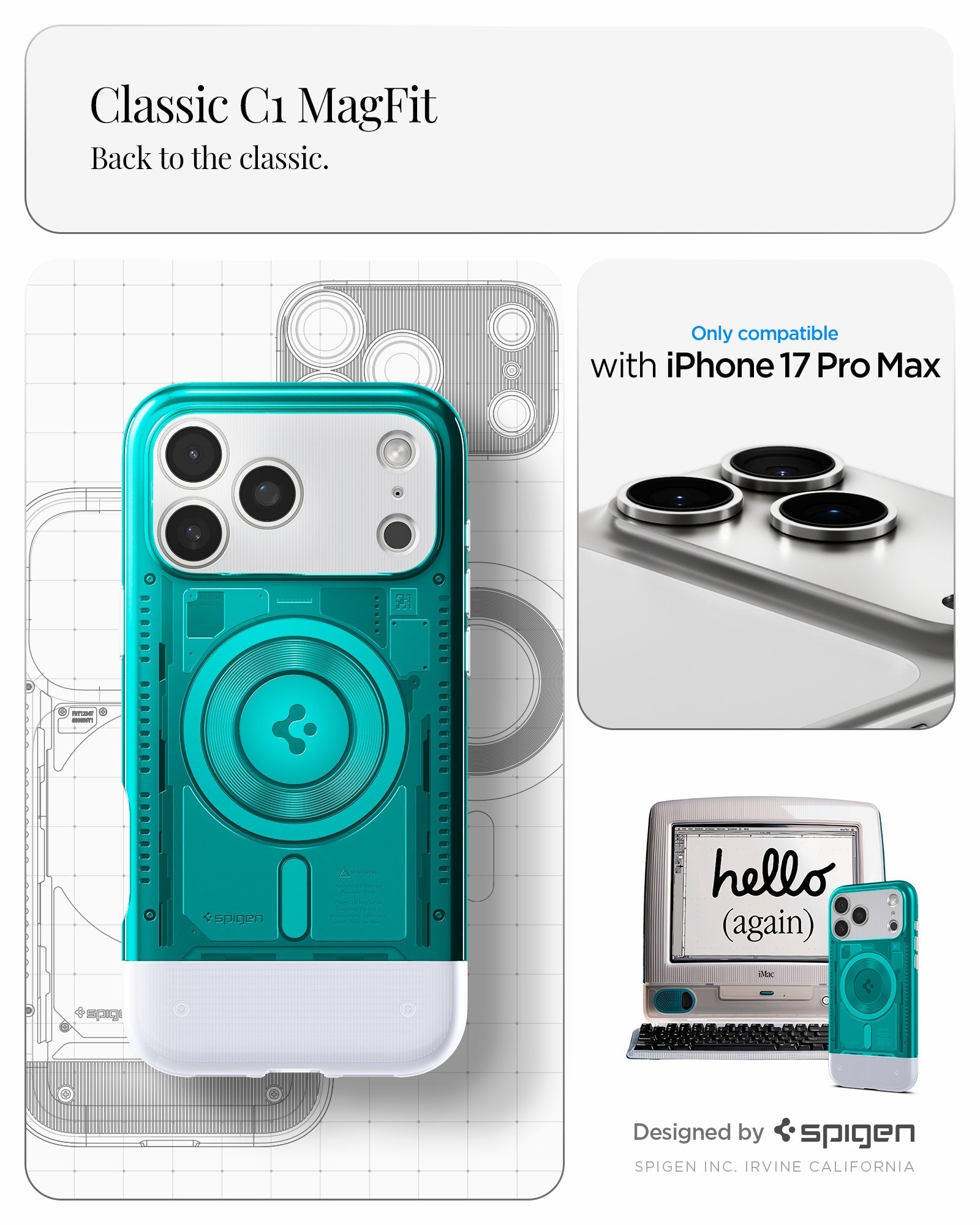 Spigen iPhone 17 Pro Max Case Classic C1 (MagFit) view 10
