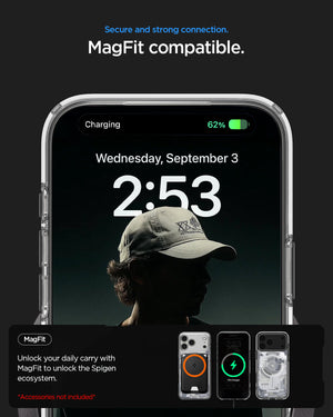 Spigen iPhone 17 Pro Max Case Ultra Hybrid Zero One (MagFit) view 17